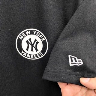 NEW ERA TEE -  NY SƯỜN XÉO ĐEN ( AUTH )