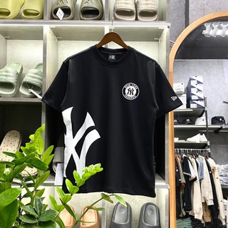 NEW ERA TEE -  NY SƯỜN XÉO ĐEN ( AUTH )