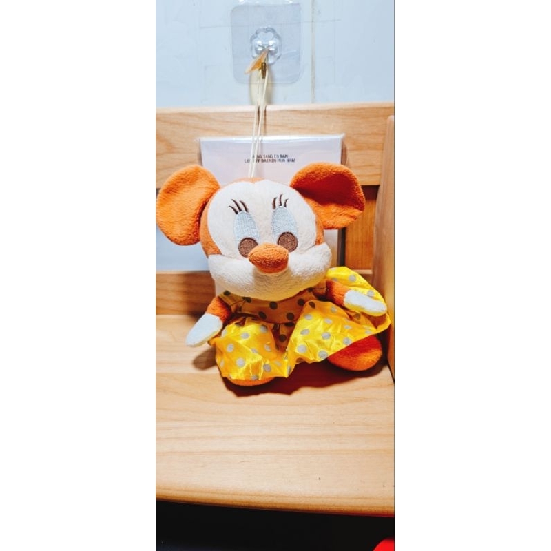 Móc hích Thú nhồi bông/ Gấu bông Nhân vật chuột Mickey váy vàng chấm bi trắng dễ thương - Hàng chính