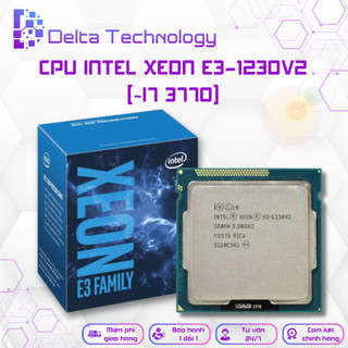 Cpu intel xeon e3-1230v2 - tốc độ upto 3.7ghz, 4 nhân 8 luồng, 8mb cache, socket lga 1155, tặng keo tản nhiệt