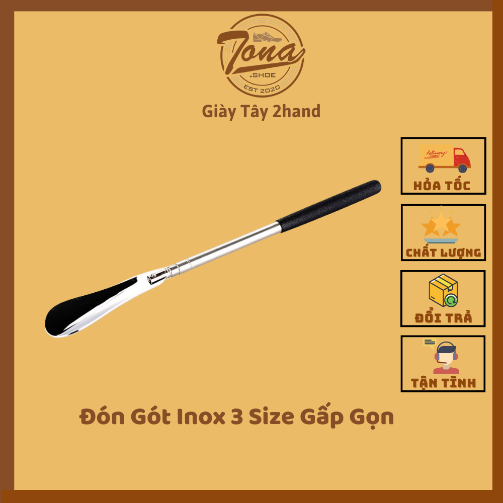 Dụng Cụ Đón Gót Inox Linh Hoạt 3 Kích Thước