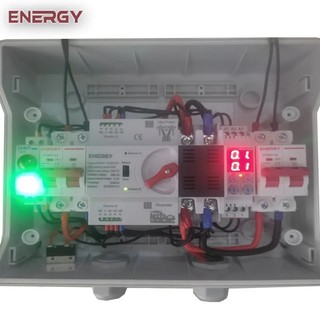 Tủ chuyển nguồn tự động ats 2p 125a - tự động chuyển nguồn 2 công tơ theo tuần, theo tháng - thiết bị điện energy