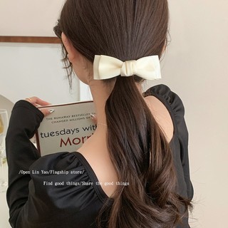 Kẹp Tóc Nơ Satin Xinh Xắn