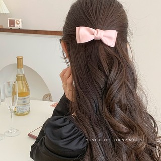 Kẹp Tóc Nơ Satin Xinh Xắn
