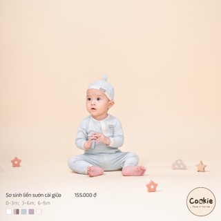 [Cookie 2022] Bộ sơ sinh cài thẳng cạp bo (không bao gồm phụ kiện)