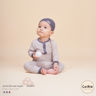 [Cookie 2022] Bộ sơ sinh cài thẳng cạp bo (không bao gồm phụ kiện)