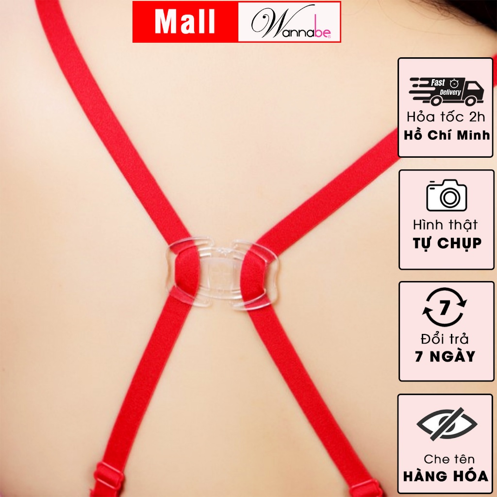 Móc Áo Ba Lỗ Wannabe Da03L Vũ Khí Giúp Che Dấu 2 Dây Vai Áo Ngực Nhanh Chóng Tiện Lợi, Chống Lòi, Chống Phản Cảm