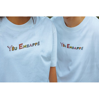 Áo thun cotton cao cấp " Yêu Embappé"