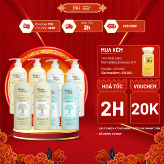 Combo 10 cặp dầu gội xả 500ML Biotin Collagen Voudioty giảm rụng tóc, phục hồi hư tổn, giảm gàu