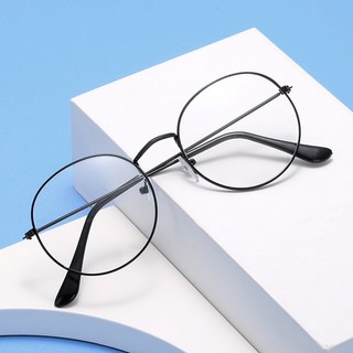 Kính Mắt Nữ Thời Trang, Gọng Kính Nhựa Form Tròn, Kính Mắt Giả Cận Hàn Quốc Cực Hot, Trẻ Trung Năng Động