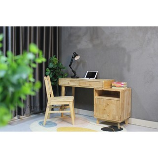 Bàn trang điểm / bàn làm việc gỗ tự nhiên klgc