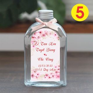 Tem dán chai nước đám cưới, đám hỏi [TM1]