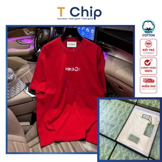 (Full Box) Áo thun tay lỡ form rộng TChip Mã H280 - Áo thun nam nữ cổ tròn unisex nhiều màu lựa chọn Oversize in hình