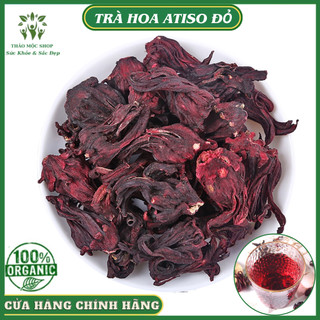 ✅ trà hoa atiso đỏ 1kg sấy khô nguyên nụ hoa bụp giấm khô loại đẹp không nát