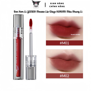  Son Kem Lì ZEESEA Mousse Lip Glaze Màu Nhung Lì Mịn Thời Trang 1.8g KUROMI