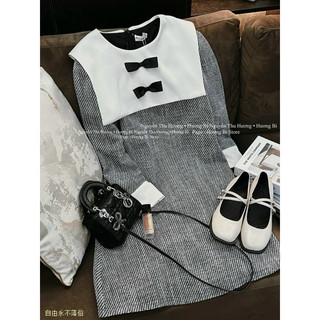 Váy Dạ Thuỷ Thủ Cổ Nơ Mã OC1284