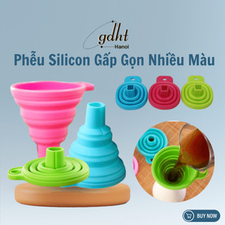 Phễu silicon gấp gọn nhiều màu