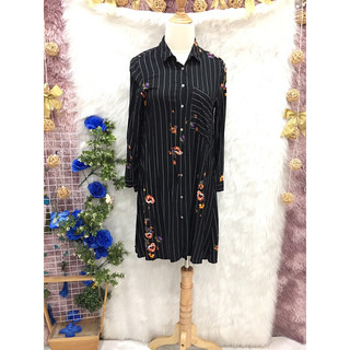 Đẩm Sơ Mi 2 hand hiệu Straclivarius- Size S
