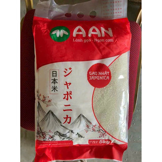 Gạo nhật japonica gạo a an túi 5kg mẫu mới