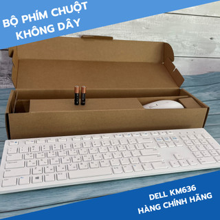 Bộ Phím chuột không dây Dell KM636 Hàng chính hãng