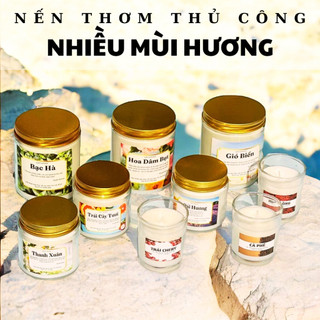 Nến thơm phòng cao cấp sáp thực vật không khói đạt chuẩn usa - nến thơm handmade toả hương tốt - cát candles