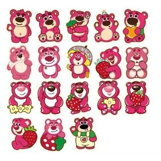 Set 10 Bao Lì Xì Gấu Dâu Chibi Phản Quang