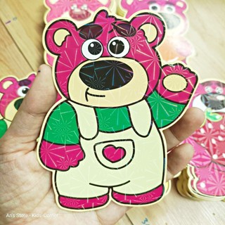 Set 10 Bao Lì Xì Gấu Dâu Chibi Phản Quang