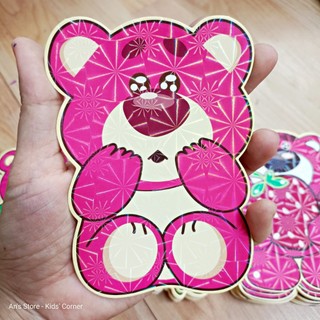 Set 10 Bao Lì Xì Gấu Dâu Chibi Phản Quang