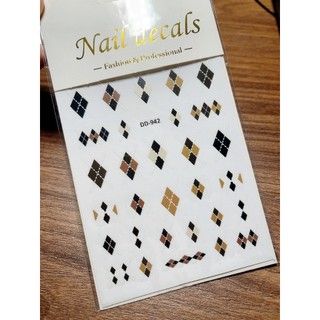 Stick dán móng thương hiệu tim, sao dán móng tay, phụ kiện nail