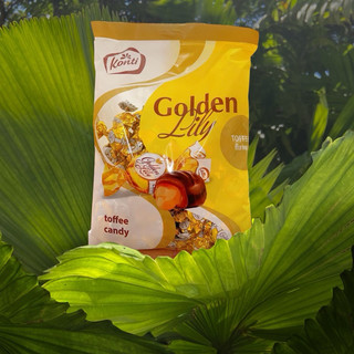 🍬🌹🍬 KẸO SOCOLA BÔNG HUỆ VÀNG ( HAY CÒN GỌI LÀ KẸO HẠNH PHÚC) NHÂN CARAMEN HÀNG NGA
