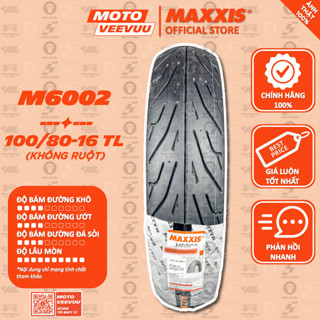 [MTVV] Vỏ lốp xe máy MAXXIS M 6002 100/80-16 TL<END>