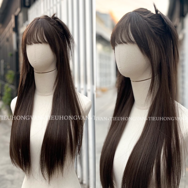 TÓC NGUYÊN ĐẦU THẲNG - 60cm