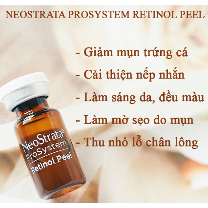 Peel da NEOSTRATA PROSYSTEM RETINOL PEEL Cải thiện mụn, giảm nhăn và tái tạo da