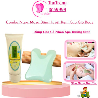 Miếng Ngọc Cạo Gió Massage Nhấn Huyệt | Kết Hợp Với Kem Cạo Gió Đả Thông Kinh Lạc Thư Giãn.