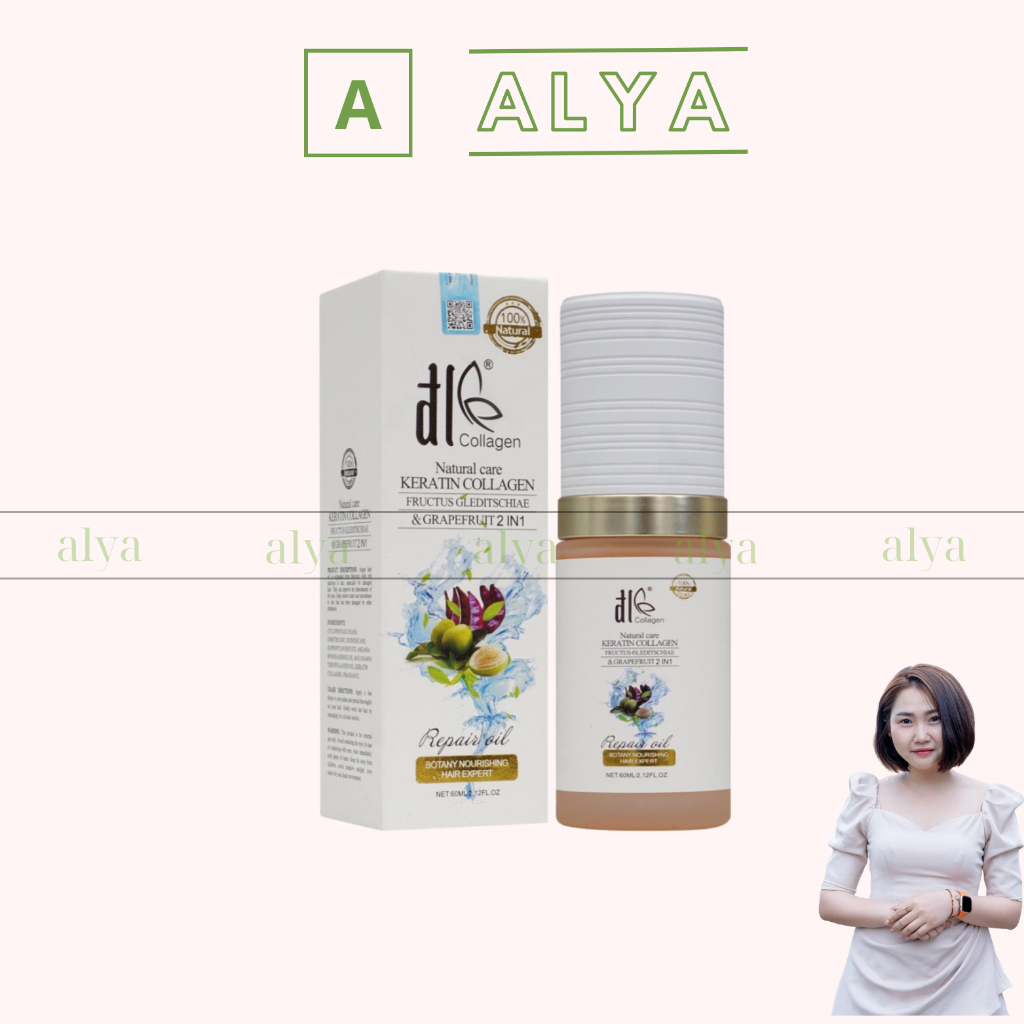 Serum, tinh dầu dưỡng tóc, kích thích mọc tóc Vỏ Bưởi và Bồ Kết DL Colagen 60ml - HÀNG CHÍNH HÃNG