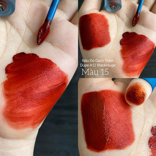 Son kem bernice lì mịn nhung tone đỏ nâu gạch trầm dupe a12 br
