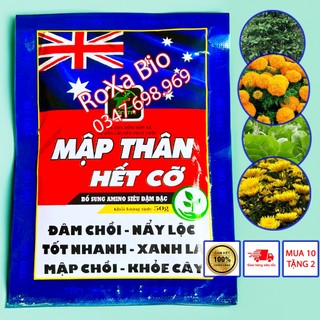 Phân bón mập thân hết cỡ mập đọt ra rễ cực mạnh bung chồi xanh cây mướt lá