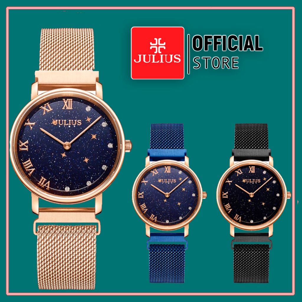 Julius Official | Đồng hồ nữ Julius Star JS-037 kính sapphire