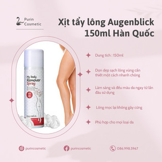 Tẩy lông Augenblick My Body Remover Spray dạng xịt 150ml Hàn Quốc