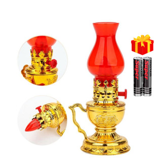 Đèn thờ dùng pin, đèn bàn thờ sử dụng led, trang trí bàn thờ tiện dụng