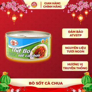 Thịt bò sốt cà chua đóng hộp, bít tết xốt cà chua đồ hộp hạ long canfoco ăn liền ngon hảo hạng loại 175g - 16 food