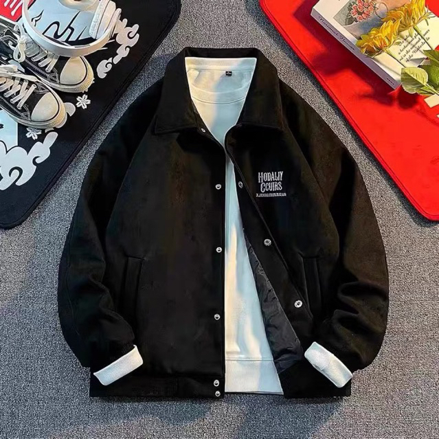 Áo Khoác Bomber Basic  ĐEN  , áo khoác nam hàn quốc. MOB STORE.