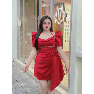 Đầm thiết kế tafta đính đá bigsize_saigon (60-90kg)