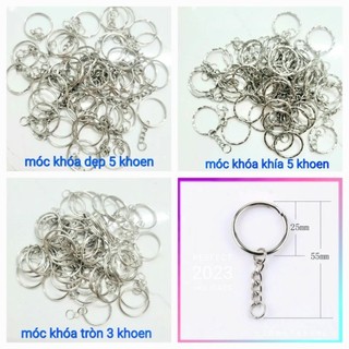 10 móc khóa nhiều kiểu mẫu
