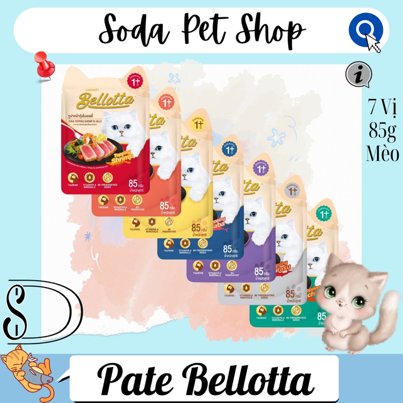 Pate Bellotta 85g Cho Mèo