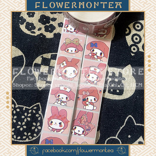 (My Melody) Set 90 Sticker Vuông - Sanrio Friends