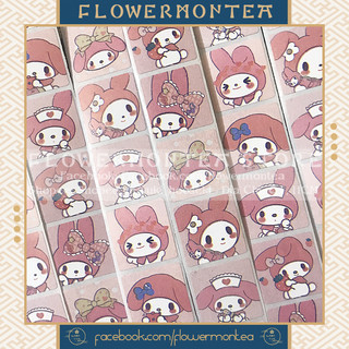 (My Melody) Set 90 Sticker Vuông - Sanrio Friends