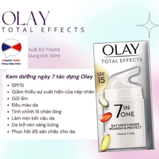 Olay Total Effects 7 In 1 bản uk Kem dưỡng da ban ngày và ban đêm cao cấp