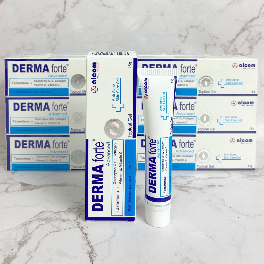 Derma Forte 15g, Gamma Gel Giúp Giảm Mụn, Mờ Sẹo, Ngừa Thâm