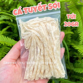 Cá tuyết sợi thức ăn cho sóc bay, hamster lọ 100ml....